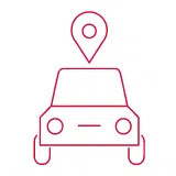uber and lyft accident icon
