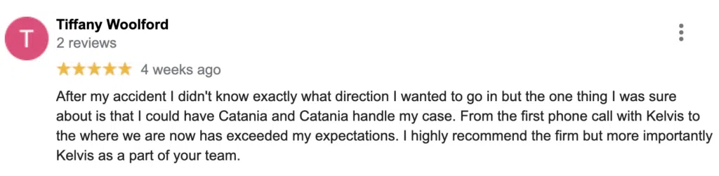 Catania & Catania Personal Injury Lawyers in Hyde Park - Google Review